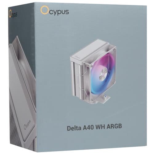 Ocypus Кулер для процессора Ocypus Delta A40 WH ARGB [Delta-A40-WH1NAWN00X-GL] белый, фото 12