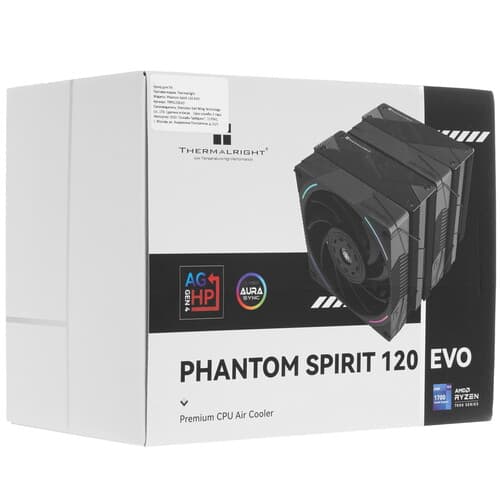 Thermalright Кулер для процессора Thermalright Phantom Spirit 120 EVO [TRPS120EVO] черный, фото 13