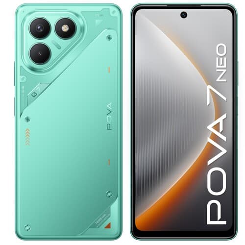 Tecno 6.78" Смартфон Tecno POVA 7 Neo 256 ГБ бирюзовый