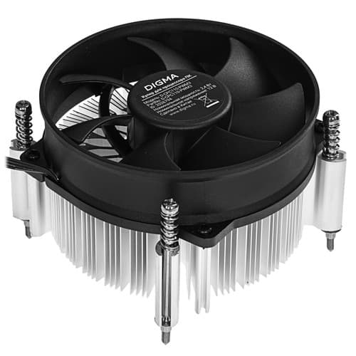 Digma Кулер для процессора Digma D-CPC110-PWM3 черный