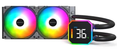 Система охлаждения Montech HyperFlow Digital 240 черная