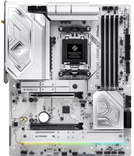 Материнская плата ASRock X870 Steel Legend WiFi