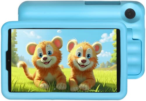 Samsung 8.7" Планшет Samsung Galaxy Tab A9 Kids Edition Wi-Fi 64 ГБ голубой + стилус + чехол