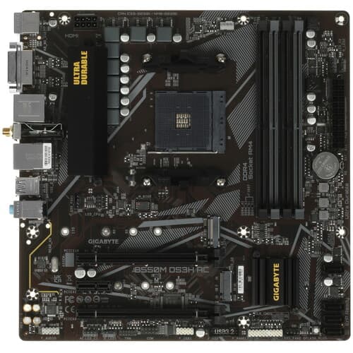 Материнская плата GIGABYTE B550M DS3H AC