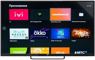 Leff 43" (109 см) Телевизор Leff 43U540S черный