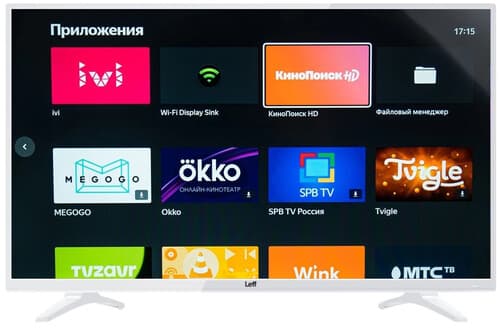 Leff 39.5" (100 см) Телевизор Leff 40F541T белый
