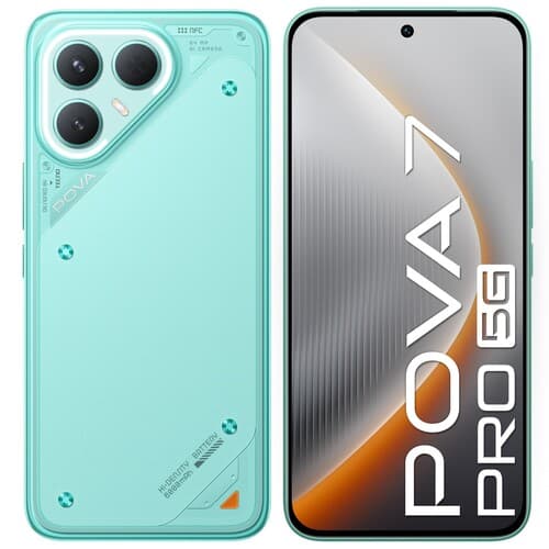 Tecno 6.78" Смартфон Tecno POVA 7 Pro 5G 256 ГБ бирюзовый