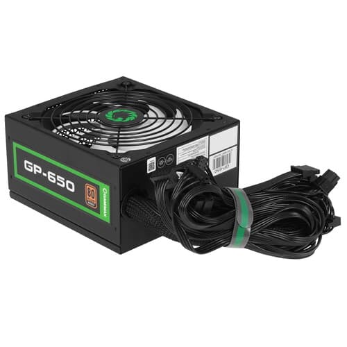 Блок питания GameMax GP-650 черный