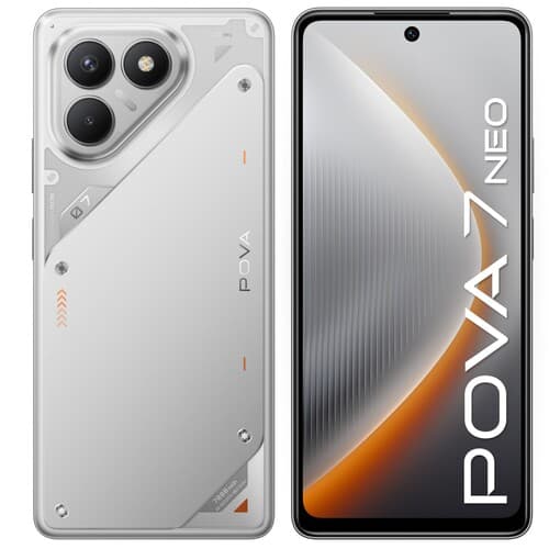 Tecno 6.78" Смартфон Tecno POVA 7 Neo 128 ГБ серебристый