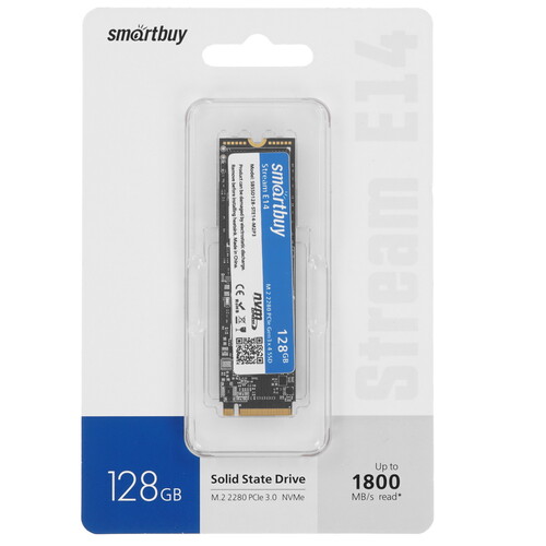 Smartbuy 128 ГБ M.2 NVMe накопитель Smartbuy Stream E14 [SBSSD128-STE14-M2P3]