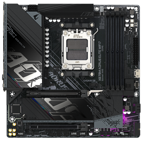 GIGABYTE Материнская плата GIGABYTE X870M AORUS ELITE WIFI7