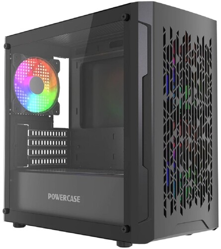 PowerCase Корпус PowerCase Mistral Micro D3B ARGB V2 [CMMDB-A3-V2] черный