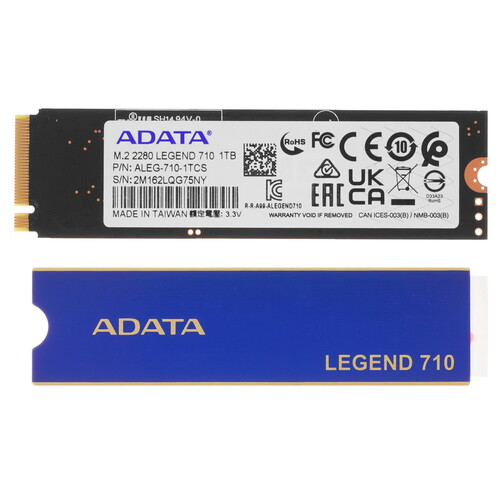ADATA 1000 ГБ M.2 NVMe накопитель ADATA LEGEND 710 [ALEG-710-1TCS]