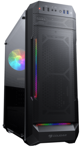 Cougar Корпус Cougar MX331 Mesh-G [385NC20.0002] черный