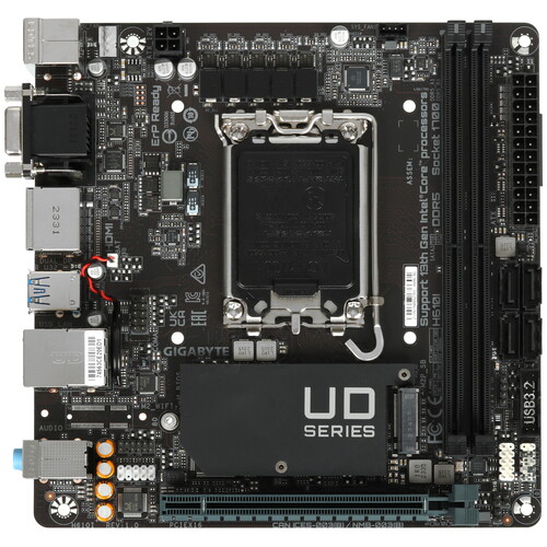 GIGABYTE Материнская плата GIGABYTE H610I
