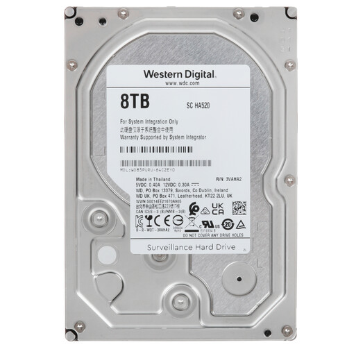 Western Digital 8 ТБ Жесткий диск WD Purple Surveillance [WD85PURU]