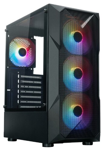 XASTRA Корпус XASTRA A304 4FRGB [A304-4FC12F] черный