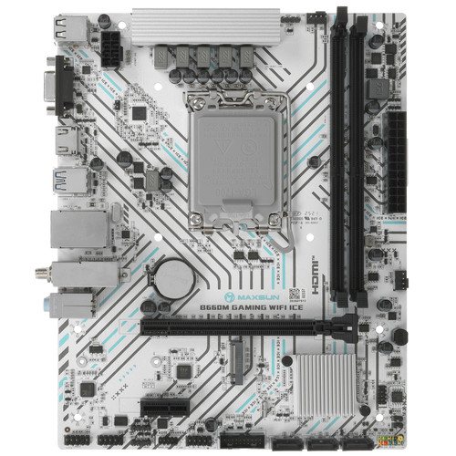 MaxSun Материнская плата MAXSUN B660M GAMING WIFI ICE