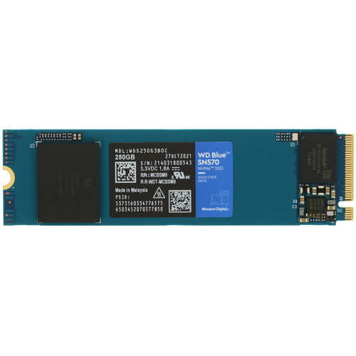 Western Digital 250 ГБ M.2 NVMe накопитель WD Blue SN570 [WDS250G3B0C]