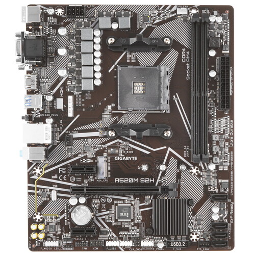 GIGABYTE Материнская плата GIGABYTE A520M S2H