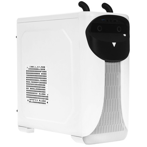 GameMax Корпус GameMax Cute Owl W-B [CuteOWLWhiteBlack] белый