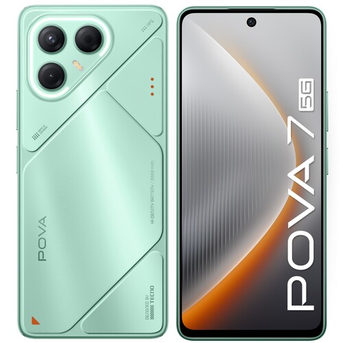 Tecno 6.78" Смартфон Tecno POVA 7 5G 256 ГБ зеленый
