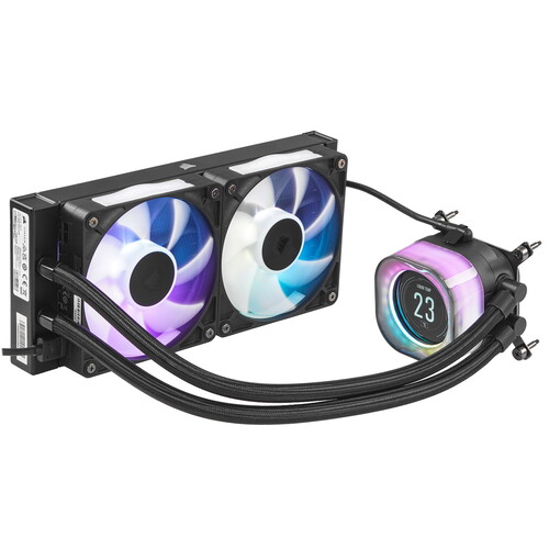 Corsair Система охлаждения Corsair iCUE LINK TITAN 240 RX LCD черная