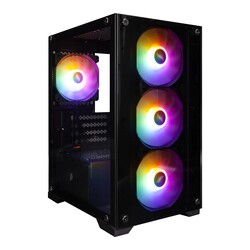 1STPLAYER Корпус 1STPLAYER FIREBASE X2-M [X2-M-BK-4F1] черный