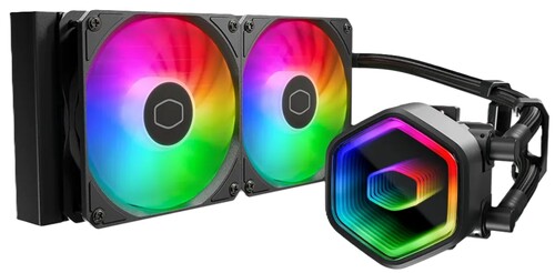 CoolerMaster Система охлаждения Cooler Master MasterLiquid 240 Core II ARGB черная