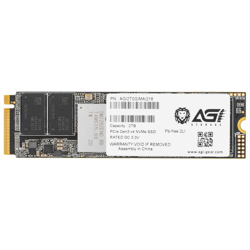 AGI 2000 ГБ M.2 NVMe накопитель AGI AI218 [AGI2T0GIMAI218]