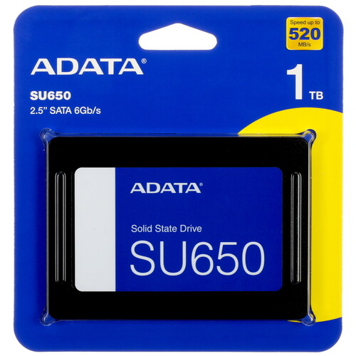 ADATA 1000 ГБ 2.5" SATA накопитель ADATA Ultimate SU650 [ASU650SS-1TT-R]