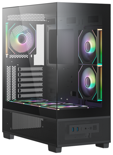 XASTRA Корпус XASTRA Q500 6ARGB-C10-UC [Q500-6FM12A-C10-UC] черный