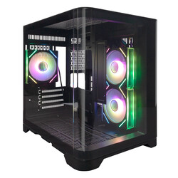 1STPLAYER Корпус 1STPLAYER UVIEW UV5 ARGB [UV5-BK-2FC7R-1FC7] черный