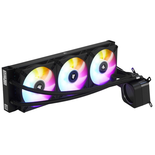 Corsair Система охлаждения Corsair iCUE H150i ELITE LCD черная