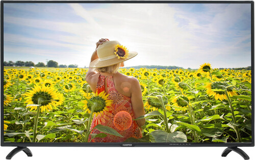 Harper 40" (101 см) Телевизор Harper 40F660T черный
