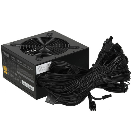 CoolerMaster Блок питания Cooler Master MWE GOLD 750 V3 [MPE-7506-ACAG-BEU] черный