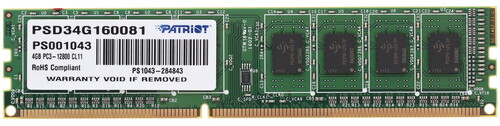 Patriot Memory Оперативная память Patriot Signature [PSD34G160081] 4 ГБ