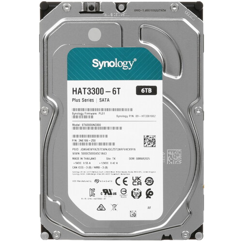 Synology 6 ТБ Жесткий диск Synology HAT3300-6T