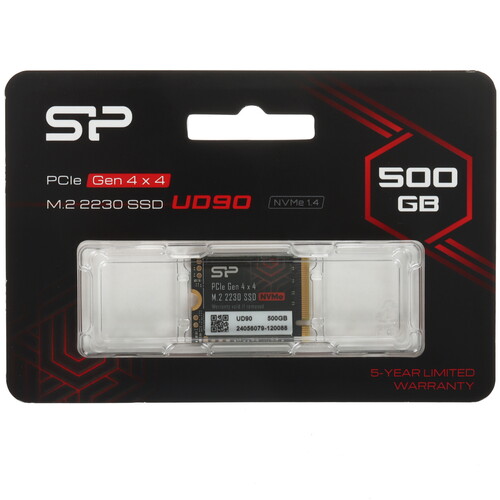 Silicon Power 500 ГБ M.2 NVMe накопитель SiliconPower UD90 [SP500GBP44UD9007]
