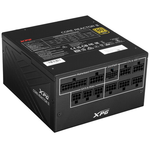 XPG (ADATA) Блок питания ADATA XPG CORE REACTOR II 1000 GOLD [COREREACTORII1000G-BKCE] черный