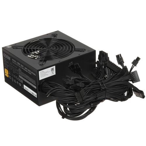 CoolerMaster Блок питания Cooler Master MWE GOLD 650 V3 [MPE-6502-ACAAG-3BEU] черный