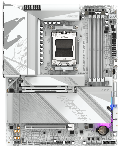 GIGABYTE Материнская плата GIGABYTE X870 AORUS ELITE X3D ICE