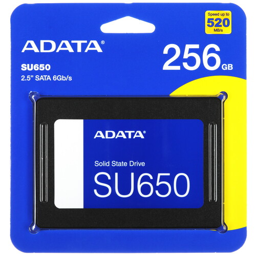 ADATA 256 ГБ 2.5" SATA накопитель ADATA SU650 [ASU650SS-256GT-R]