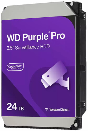Western Digital 24 ТБ Жесткий диск WD Purple Pro [WD240PURP]