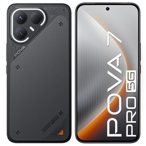 Tecno 6.78" Смартфон Tecno POVA 7 Pro 5G 256 ГБ черный