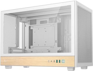 DEEPCOOL Корпус DEEPCOOL CH260 Wood [R-CH260-WHNWM0-G-1] белый