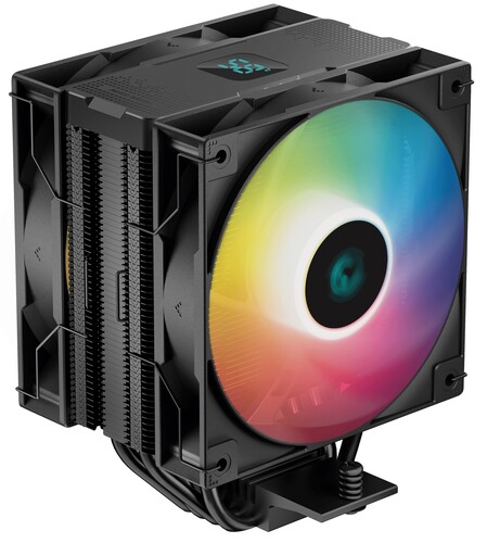 DEEPCOOL Кулер для процессора DEEPCOOL AG400 DIGITAL PLUS [R-AG400-BKADMP-G-1] черный