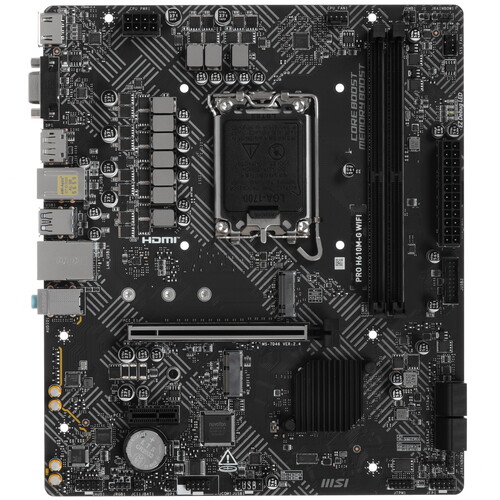 MSI Материнская плата MSI PRO H610M-G WIFI