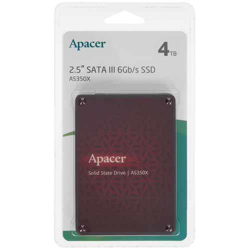 Apacer 4000 ГБ 2.5" SATA накопитель Apacer AS350X [AP4TBAS350XR-1]
