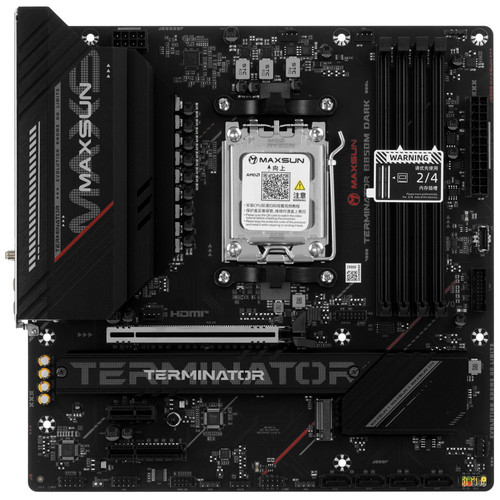 MaxSun Материнская плата MAXSUN Terminator B850M DARK WIFI